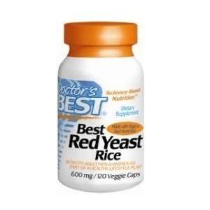  Doctors Best Red Yeast Rice (600mg) 120VC Health 