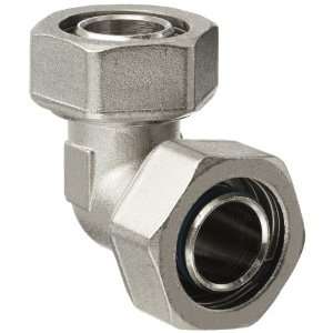 Polyconn PC65D 1212 Duratec Nickel Plated Brass Pipe Fitting, 90 