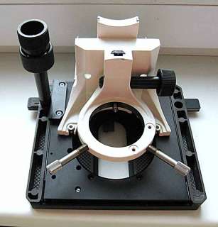 Carl Zeiss Jena AXIOSCOP microscope STAGE + SUPPORT condenser  