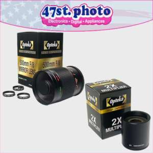 500 1000mm Telephoto Lens f Nikon D3100 D5000 D9000 NEW  