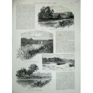  1889 Rivers Bishopthorpe Yarm Tees Dove Carlton Trent 