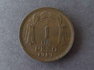 1943 Chile 1 peso  
