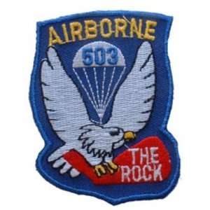  U.S. Army 503rd Airborne Patch Blue & White 3 Patio 