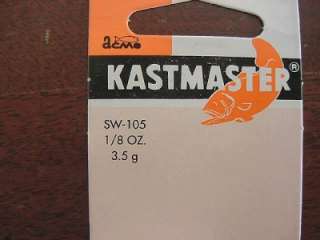 Brand New Acme Kastmaster Spoon 1/8 oz Firetiger  