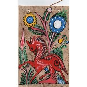 Mexican Hand Painted, Hand made Souvenir Food Booklet (Writings about 