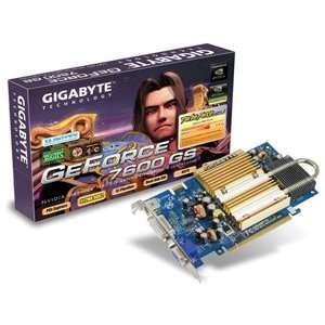 com Gigabyte Technology GV NX76G512P RH Nvidia GeForce 7600 GS 512MB 