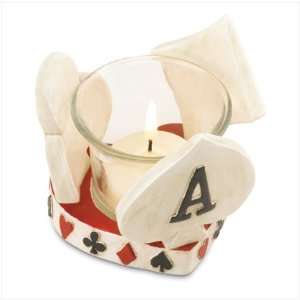  Poker Playing Card Votive Candle Holder 