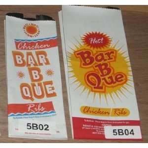 Quart Size Bar B Que Chicken & Ribs Print Foil In Bag (5B04) 500/Case