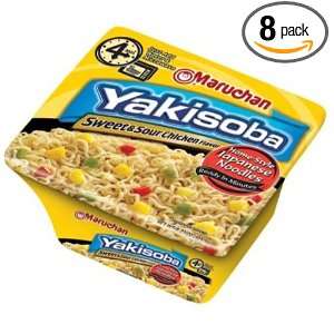 Maruchan Yakisoba Sweet & Sour Chicken, 4.27 Ounce (Pack of 8)