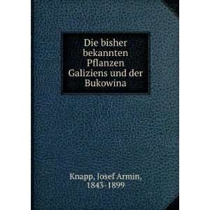   und der Bukowina Josef Armin, 1843 1899 Knapp  Books