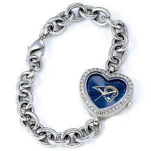  Ladies NFL St. Louis Rams Heart Watch Jewelry
