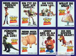 TOY STORY Ger Disney Pixar 8 Lobby Posters  
