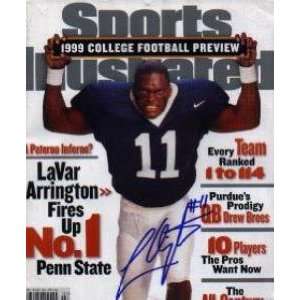  Lavar Arrington autographed Sports Illustrated Magazine 