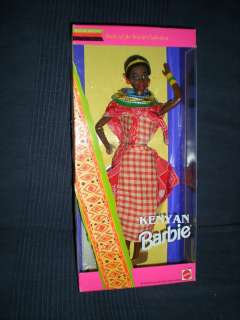 dolls of the world collection 1993 kenyan barbie 11181 new