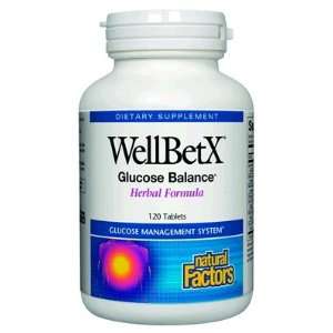  Natural Factors WellBetX Glucose Balance 120 tabs Health 