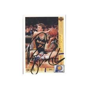  Rik Smits, Indiana Pacers, 1992 Upper Deck Autographed 