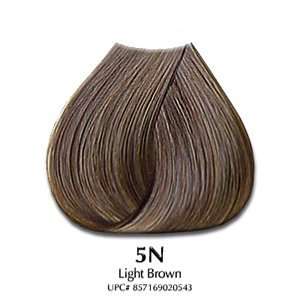  SATIN Hair Color Natural Series 5N Light Brown 3 oz (Model 
