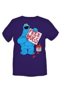  Sesame Street Cookie Monster Free Hugs T Shirt Clothing