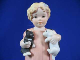 FRIENDLY ENEMIES Bessie Pease Gutmann Figurine Balliol Corp1985 Free 