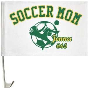  Soccer Mom Flag Custom One Sided Driver Side Car Flag 