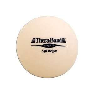  Thera band Soft Weight (Each), Tan, 1.1 Lbs / .50 Kg Used 