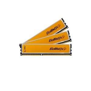    Crucial Ballisitx 6GB Kit (3x2GB) DDR3 1600 w/XMP Electronics