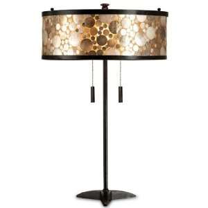 Currey and Company 6420 Pandora   One Light Table Lamp, Bronze Gold 