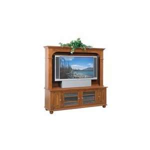  Amish Larson 65 & 73 Flat Panel TV Stand with Hutch
