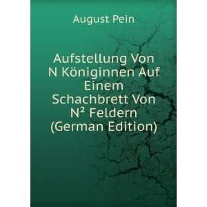   Schachbrett Von NÂ² Feldern (German Edition) August Pein Books