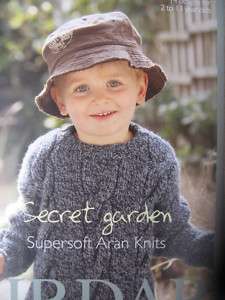 Sirdar Knitting Secret Garden Aran Weight Knits2 13 yrs  