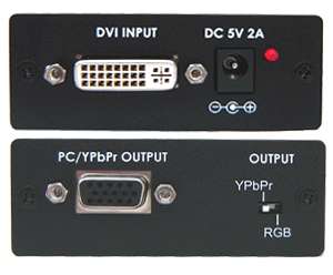 Output Of The HDV4 model   2 In 1 DVI to VGA + DVI/HDMI to Component 