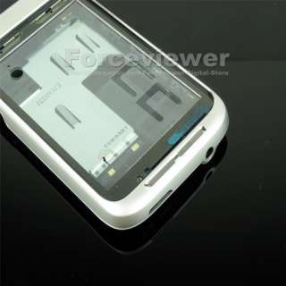   Housing Cover Case For HTC Wildfire S A510e G13 White +Buttons  