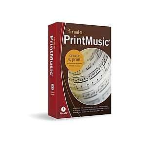  MakeMusic Finale PrintMusic 2011 (Easy Notation   Mac/PC 