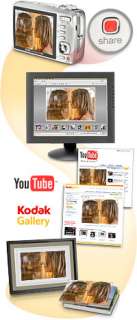 The C182 is part of the KODAK EASYSHARE System, so sharing your 