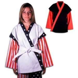   Cotton Karate Blk/Red Sz 7   Martial Arts   Apparel