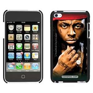  Lil Wayne Portrait on iPod Touch 4 Gumdrop Air Shell Case 
