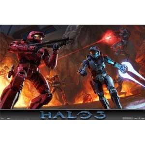  Halo 3 Halo3 Xbox 360 Game Dawn & Battle 2 Poster Set 