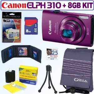  Canon PowerShot ELPH 310 HS 12.1 MP CMOS Digital Camera 