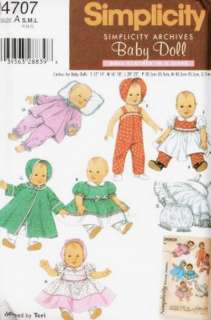   Girl Bitty Baby and Twin  American Girl Doll Clothes Patterns