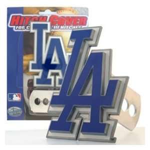  Los Angeles Dodgers Trailer Hitch Cover   Logo Sports 