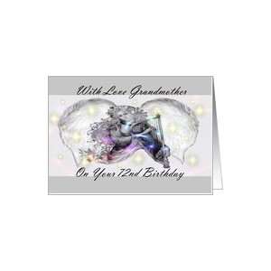  72nd Birthday / With Love Grandmother Card Health 