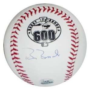  Barry Bonds Autographed 600 Home Run Official Baseball 