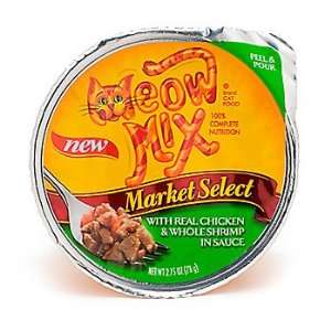 Meow Mix Cat Food, Market Select with Real Chicken & Whole Shrimp in 