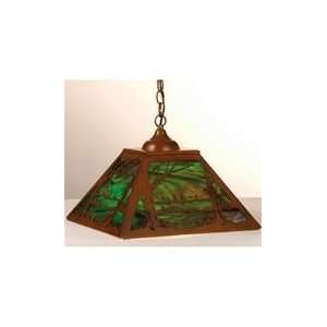  16Sq Quiet Pond Pendant