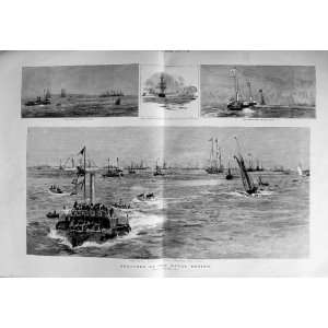  1889 Navy Review Royal Yacht Osborne Valorous Wyllie