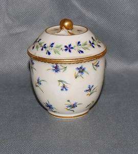 Antique French Sevres Porcelain Pots de Creme 1790  