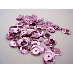  8mm PINK cup sequins. Approx 200 per package. Everything 