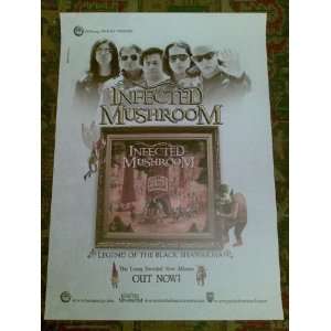 Infected Mushroom Official 2009 Legend Of The Black Shawarma Poster