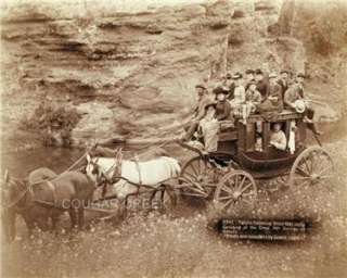 1889 Tallyho Stagecoach Out Of Sioux City South Dakota ~ Party 
