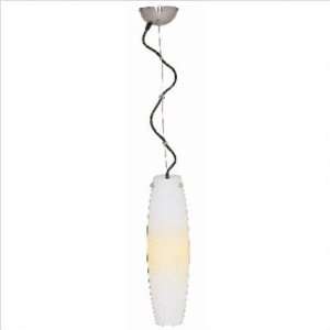  Access Lighting 50340 BS/WHT Brushed Steel / White Lei 